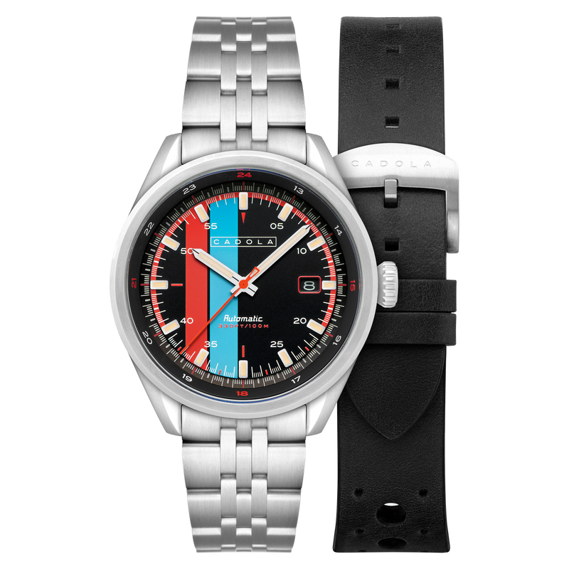 Pista Automatic Black / Stainless Steel Black Dial
