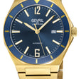 High Line Swiss Made SW200 Blue IP Gold | Blue Dial