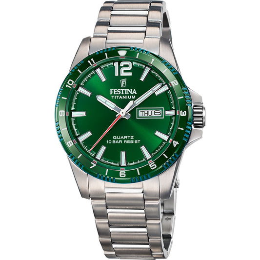 CALENDARIO TITANIUM Green / Titanium Green Dial
