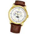 Symphony Brown/Leather/White Dial/Gold Case | White Dial