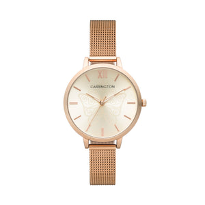 Clementine Rose Gold / Stainless Steel | Beige Dial