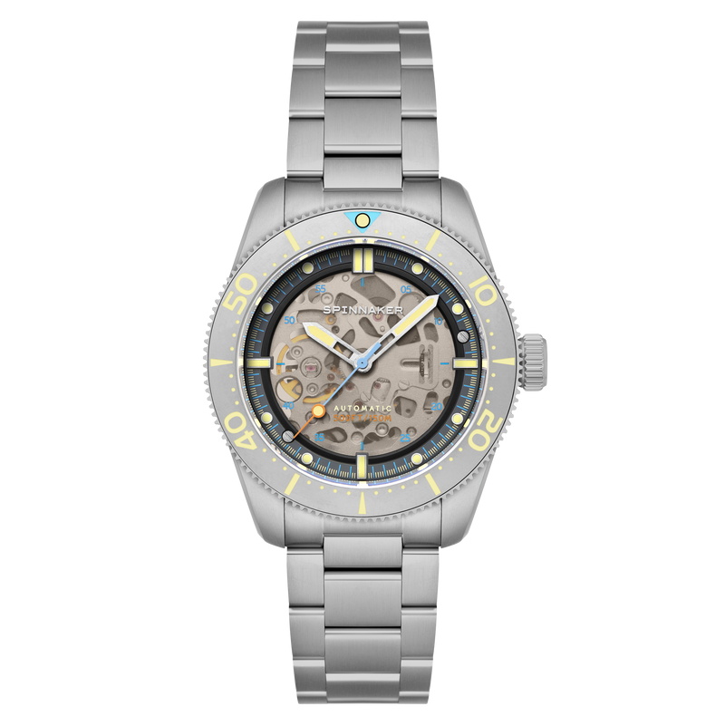 Croft 42 Skeleton Automatic Black / Sandblasted Stainless Stainless Steel | Black Dial