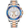 Aquadiver 3966 Rose Gold/Stainless Steel | White Dial
