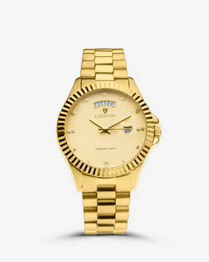 Day & Date Men's Diamond Marker Watch  |  Dial