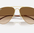OLD AVIATOR UNISEX / ARISTA / CLEAR GRADIENT BROWN
