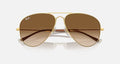 OLD AVIATOR UNISEX / ARISTA / CLEAR GRADIENT BROWN