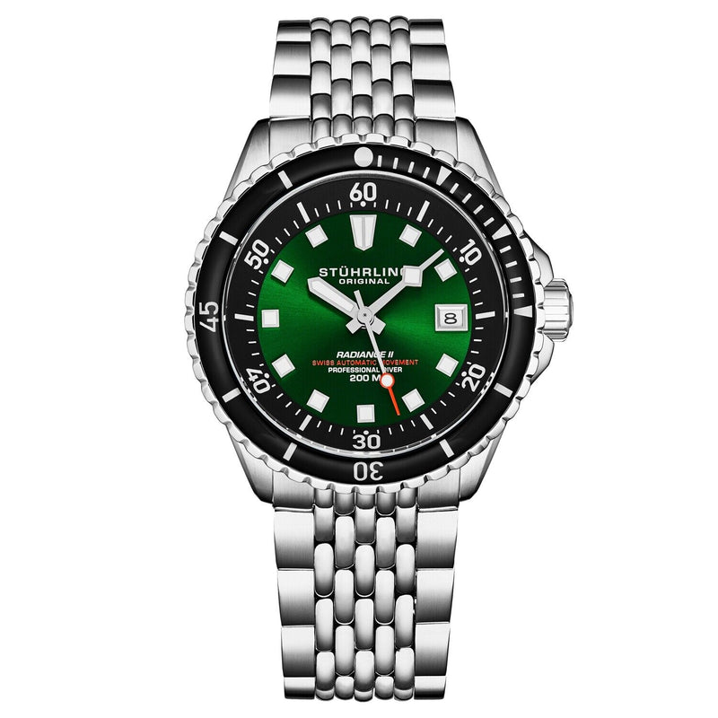 Radiance Diver Green/Stainless Steel | Green Dial