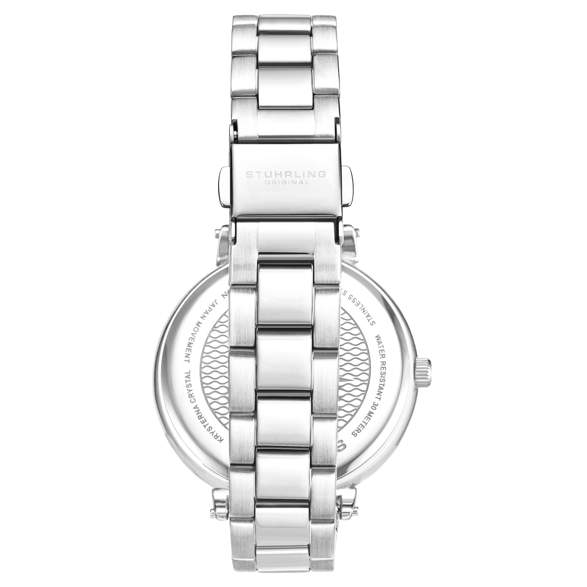 Symphony-3908.1 Silver Stainless Steel | Black Dial