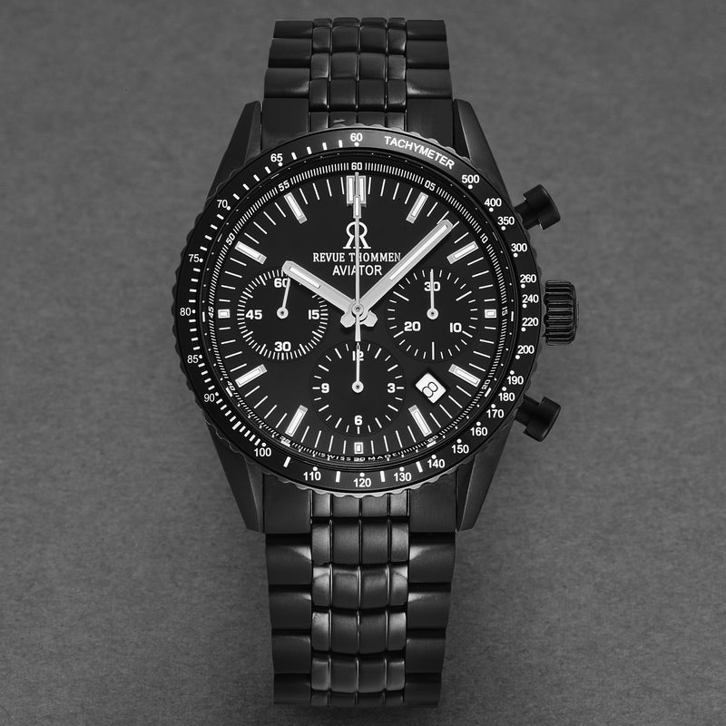 Aviator 17000.6177 / Black | Black Dial