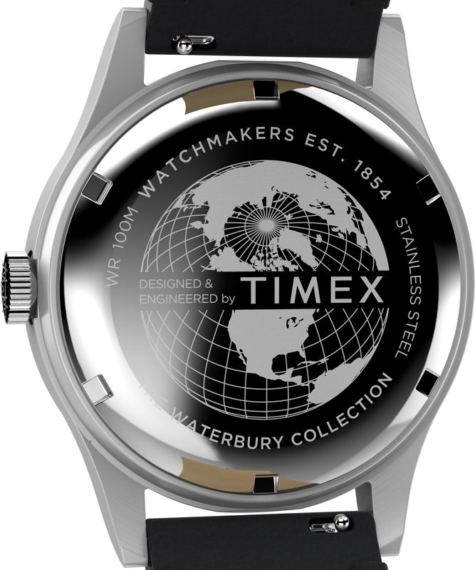 WATERBURY Black / Stainless Steel | Black Dial