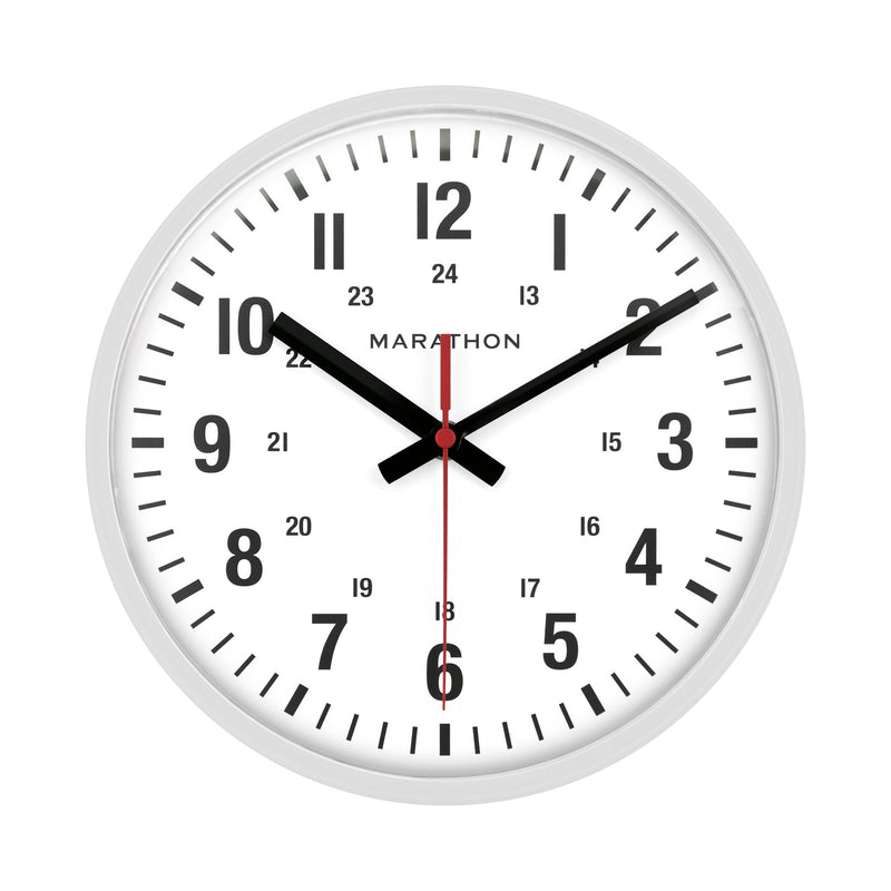 10 Inch Silent Continuous-Sweep Analog Wall Clock 10-analog-clock