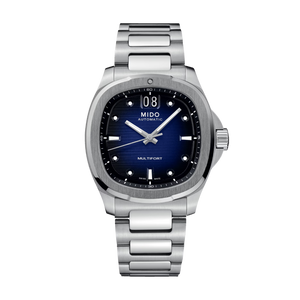 Multifort TV Big Date Blue / Stainless Steel | Blue Dial