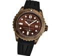 Aquadiver 1003.05 Bronze case/Rubber strap/ Brass Dial | Brown Dial