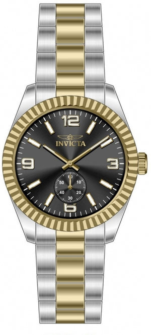 Specialty Men Black Dial / Two-Tone Stainless Steel Bracelet Black Dial