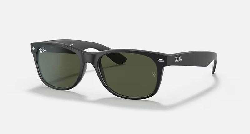 NEW WAYFARER CLASSIC MEN'S Black Rubber / Crystal Green