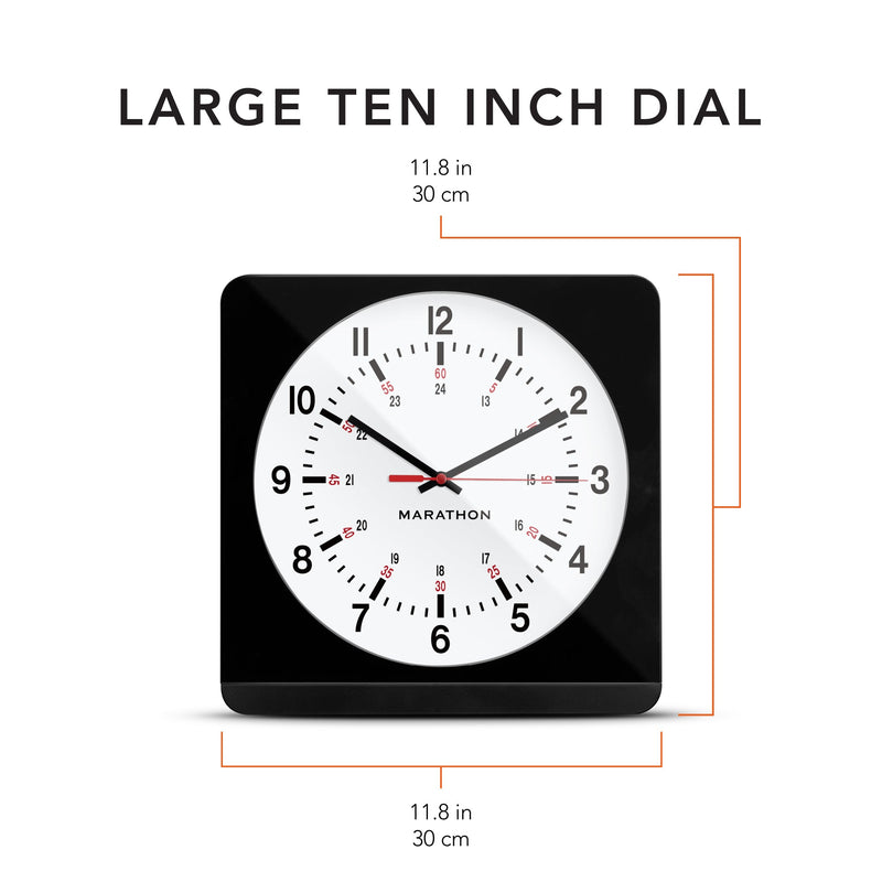 Jumbo 12 Inch Analog Wall Clock with Auto Backlight jumbo-analog-wall-clock-with-auto-night-light