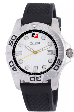 Akron White-Black | White Dial