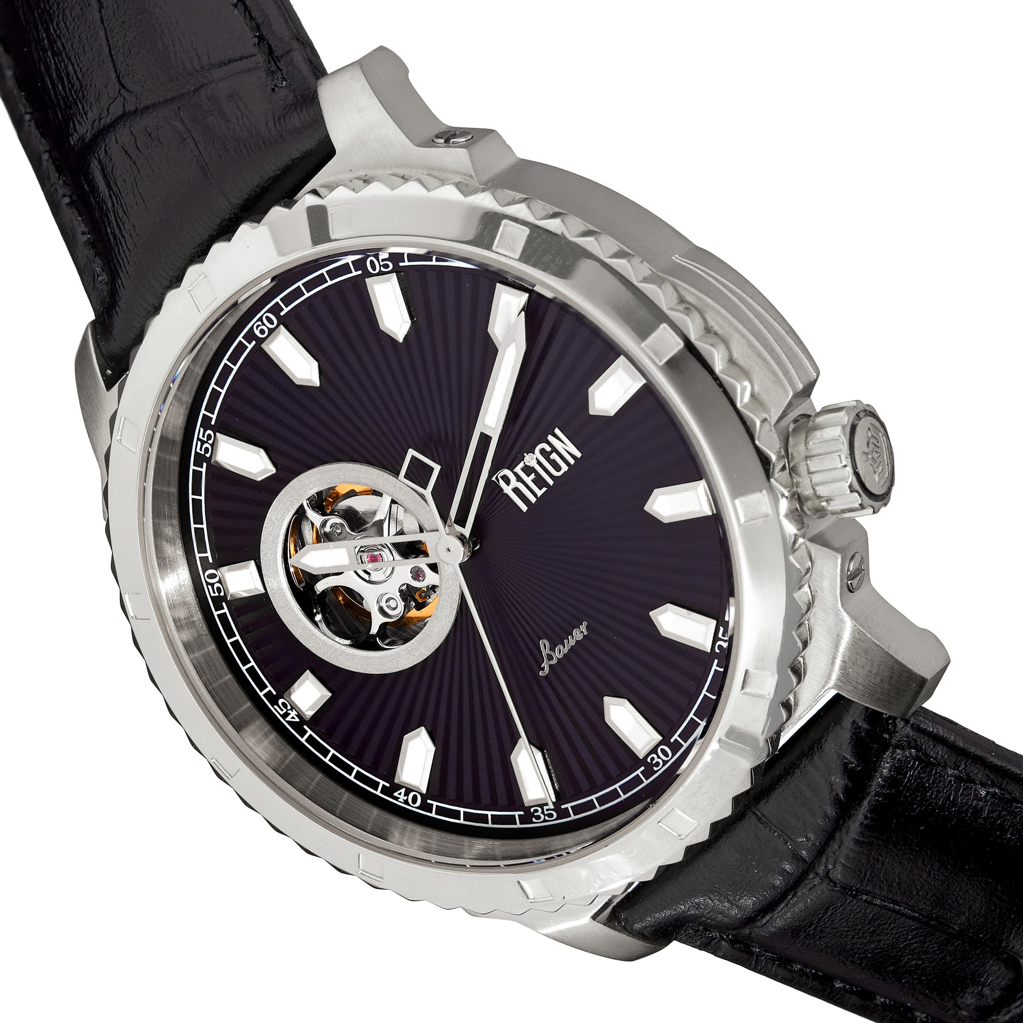 Bauer Silver/Black | Black Dial