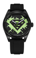 Superman Kryptonite Automatic 42mm Black - {Extended Ship Time} |  Dial