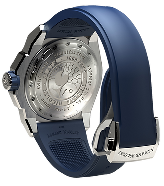 JS9-44 Blue/Rubber | Blue Dial
