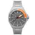 Dumas Gray Dial / Orange / Stainless Steel | Gray Dial
