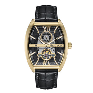Masterson w/ 24 Hour Hand Black / Gold Black Dial