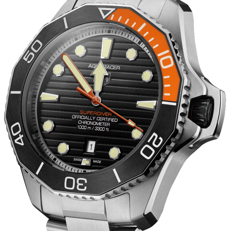 AQUARACER PROFESSIONAL 1000 SUPERDIVER 45mm | Black Dial