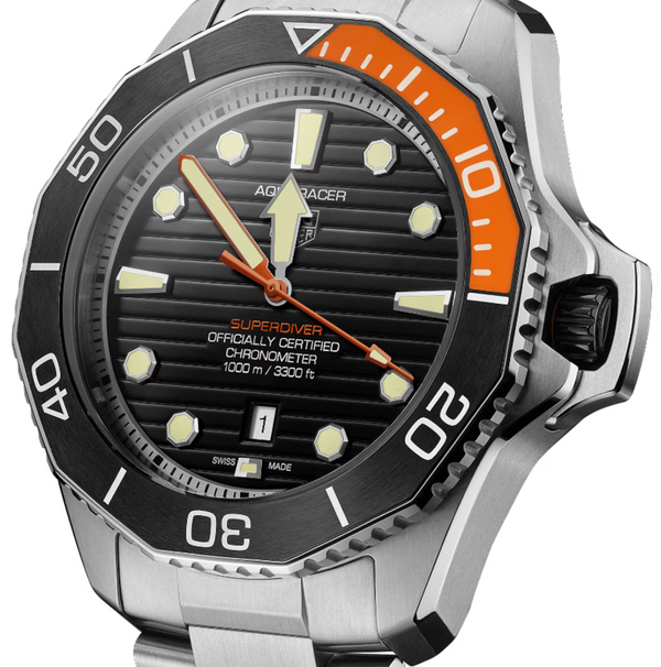 AQUARACER PROFESSIONAL 1000 SUPERDIVER 45mm | Black Dial
