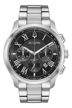 Men's Wilton Black Dial/SS