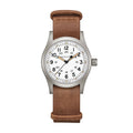 KHAKI FIELD White / Leather White Dial