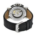 Flat Iron Swiss Made Automatic, 42mm Stainless Steel, Black Dial, Black Italian Leather Strap | Black/Red Dial