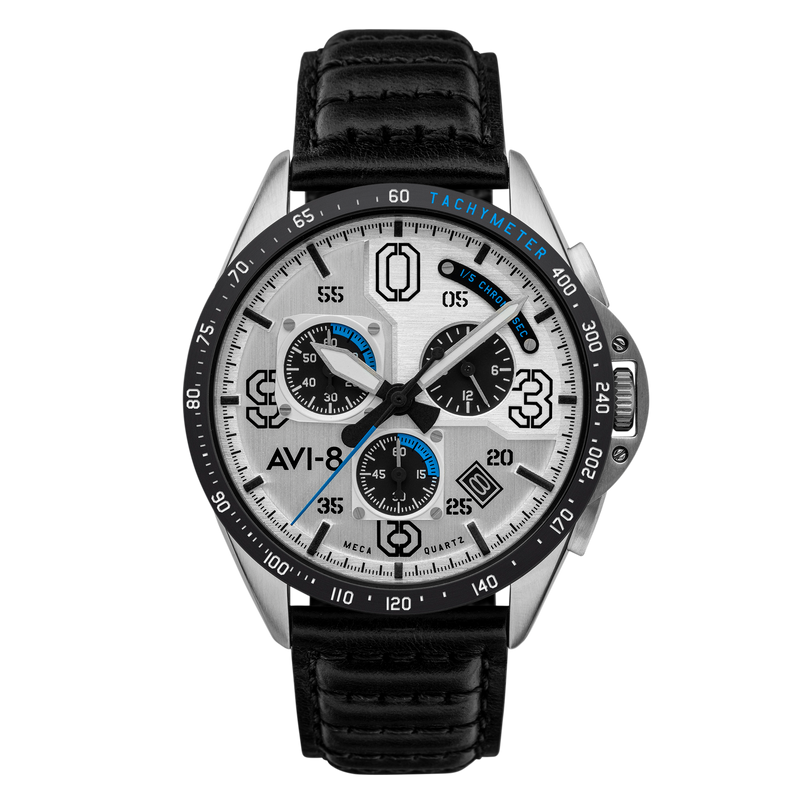 P-51 Mustang Blakeslee Chronograph White Dial / Leather | White Dial