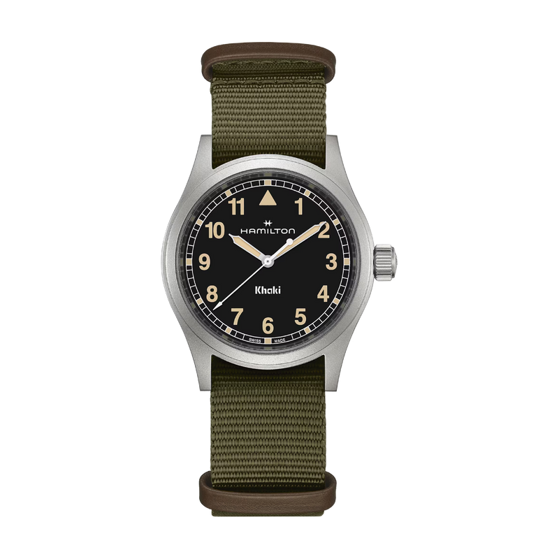 Khaki Field Black/ 38mm | Black Dial