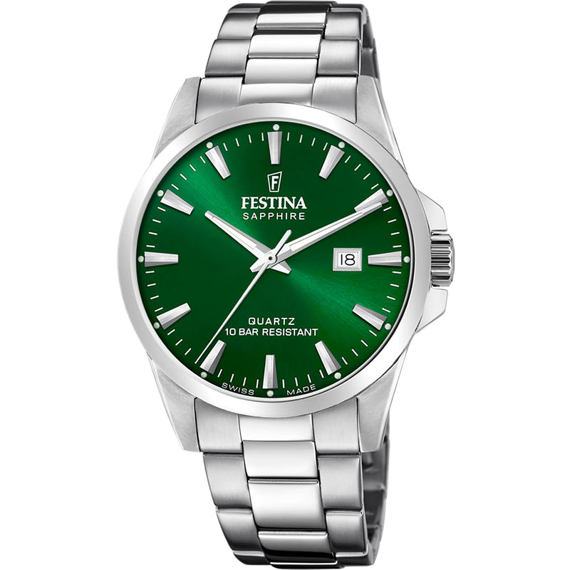 Classic Green / Stainless Steel | Green Dial