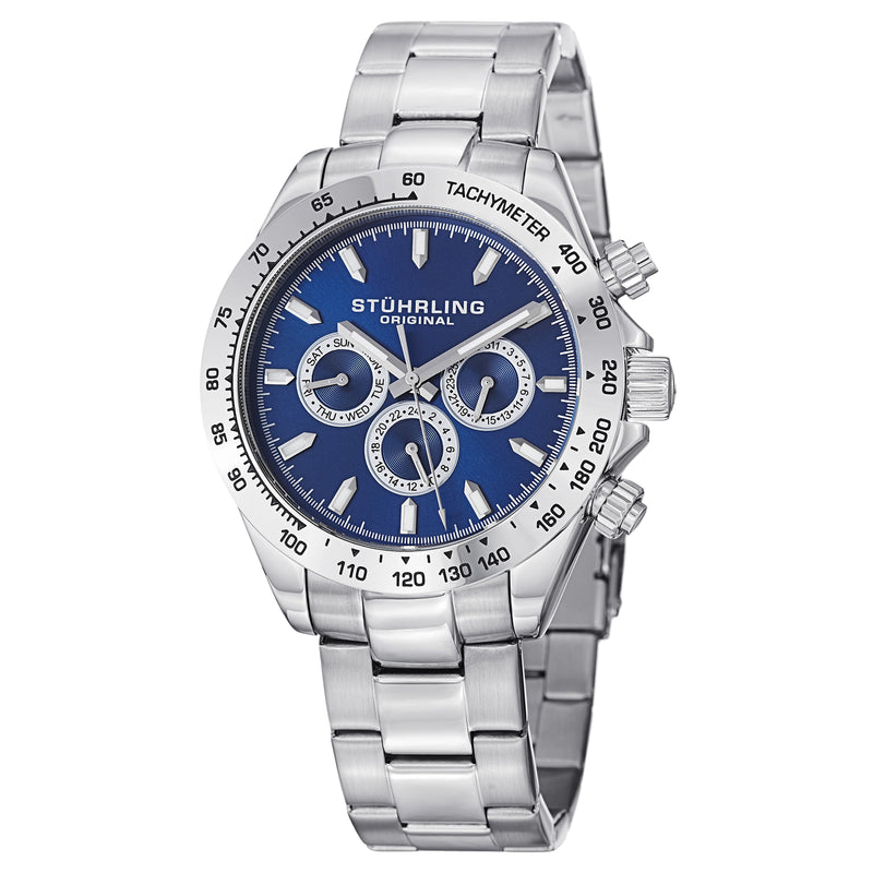 Raceway GMT Quartz 42mm Chronograph Blue