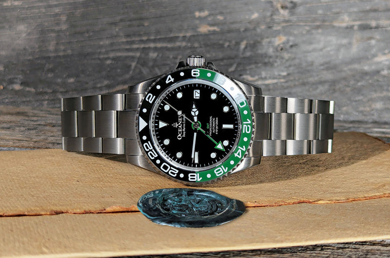 Seiko NH34 Titanium Automatic GMT 1250M Deep Marine Explorer II