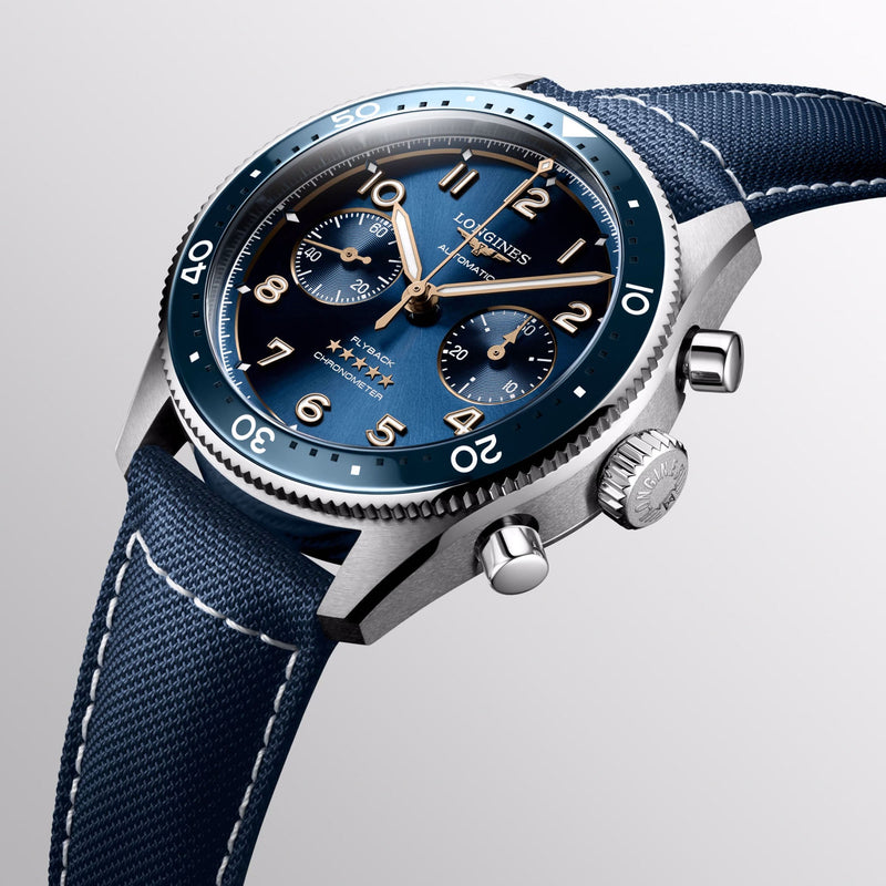 Spirit Flyback Blue / Fabric | Blue Dial