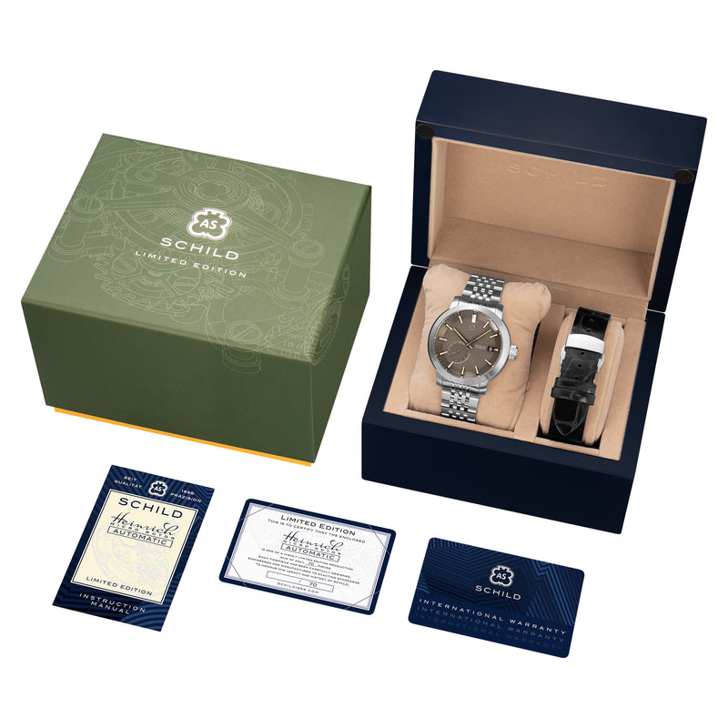 Heinrich Grey / Stainless Steel | Grey Dial