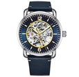 Legacy Blue/Blue/Gold Leather | Skeleton Dial