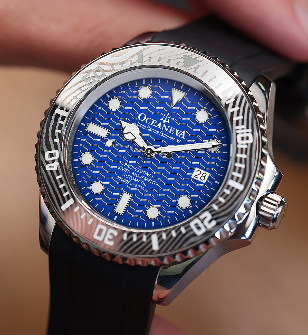 Deep Marine Explorer VI 6000m Grade 5 Titanium 6000m/BlueDial | Blue Dial