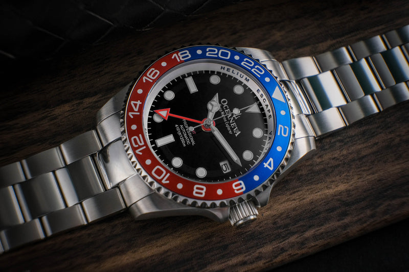 Seiko NH34 Automatic GMT 1250M Deep Marine Explorer II