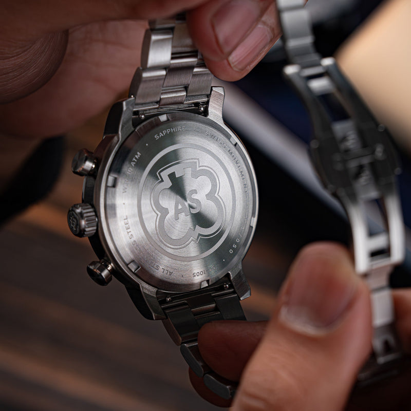 HEINRICH SWISS MULTIFUNCTION LIMITED EDITION LIMITED EDITION GREY / STAINLESS STEEL |  Dial