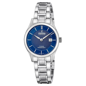 Swiss Made Blue / Stainless Steel Blue Dial