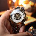 Heinrich Cyclone Tourbillon Limited Edition Silver / Steel & Gold Stainless Steel | Silver Dial