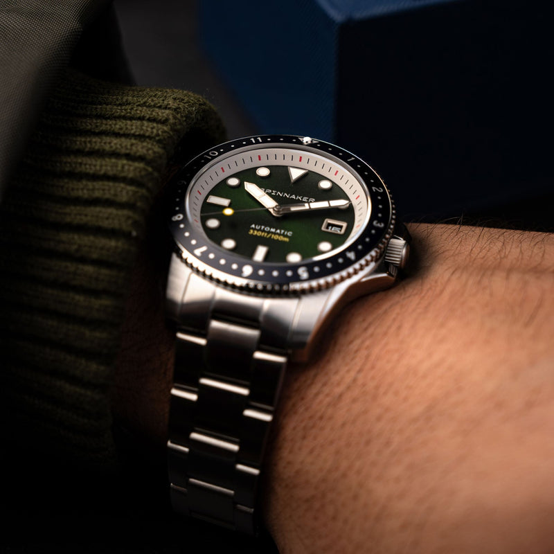 Croft Pioneer Automatic Green/Stainless Steel | Green Dial