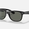 NEW WAYFARER CLASSIC MALE / RUBBER BLACK - POLAR GREEN