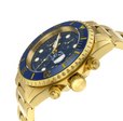 Wall Street Swiss Automatic Chronograph SW500 Blue Ceramic Bezel Divers Watch | Blue Dial