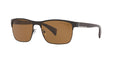 Fashion Matte Black Frame, Polar Brown Lens |  Dial