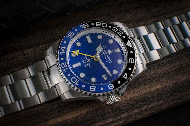 Seiko NH34 Automatic GMT 1250M Deep Marine Explorer II