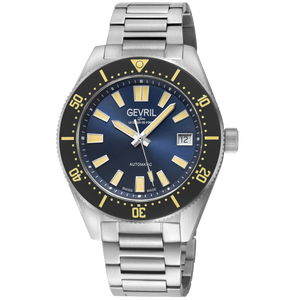 Mariner's Row Blue Sunray Dial 316L Stainless Steel Satin Bracelet Black Ceramic Bezel 42mm Blue Dial